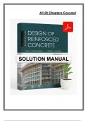 Solution Manual for Design of Reinforced Concrete&comma; 10th Edition &ndash; &lpar;McCormac&comma; 2015&rpar; &vert; All 20 Chapters Covered