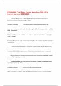 BUSA 4000- Final Exam &vert; Latest Questions With 100&percnt;  Correct Answers &lpar;2025&sol;2026&rpar; 
