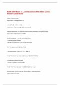 BUSN 4000 Exam 2 &vert; Latest Questions With 100&percnt; Correct  Answers &lpar;2025&sol;2026&rpar;