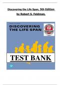 Test Bank for Discovering the Life Span&comma; 5th Edition by Robert S&period; Feldman