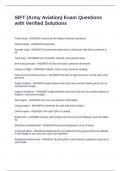 SIFT &lpar;Army Aviation&rpar; Exam Questions with Verified Solutions