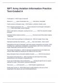 SIFT Army Aviation Information Practice Test-Graded A