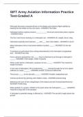 SIFT Army Aviation Information Practice Test-Graded A