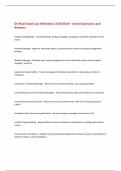 DC Real Estate Law Definitions 2025&sol;2026 &ndash; Solved Questions and  Answers