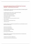 Dc Exam Prep&colon; Duties And Powers Of The Real Estate Commission  2025&sol;2026 &ndash; Solved Questions and Answers 