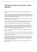 Sift Study Guide Army Aviation Latest Updated