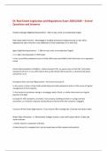 DC Real Estate Legislation and Regulations Exam 2025&sol;2026 &ndash; Solved  Questions and Answers 