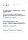SIFT Study Guide with Accurate Solutions