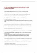 DC Real Estate Legislation and Regs Exam 2025&sol;2026 &ndash; Solved  Questions and Answers 