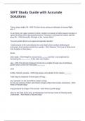 SIFT Study Guide with Accurate Solutions