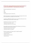 DC Exam Prep&colon; Statutory Requirements Governing the Activities of  Licensees Exam 2025&sol;2026 &ndash; Solved Questions and Answers 