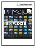 Solutions Manual for Physics &vert; 5th Edition &lpar;2016&rpar; &vert; Walker &vert; Covers All 32 Chapters