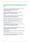 TruGreen General Pest Management Test 7 Questions And Answers With Complete Solutions 100&percnt; Correct Answers