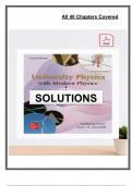 Solutions Manual for University Physics with Modern Physics &vert; 3rd Edition &lpar;2024&rpar; &vert; Wolfgang Bauer &vert; Covers All 40 Chapters