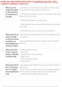 NURS 3001 MIDTERM QUESTIONS & ANSWERS SOLVED 100&percnt; CORRECT&sol;NEWEST UPDATE&excl;&excl;&excl;