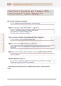 CAS Exam 6 Questions and Answers 100&percnt;  Correct Answers Already Graded A&plus;