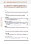 CCJS 300 - Exam 1 Questions and Answers  100&percnt; Correct Answers Already Graded A&plus; 