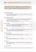 CCJS 300&colon; Exam &num;3 Questions and Answers  100&percnt; Correct Answers Already Graded A&plus;