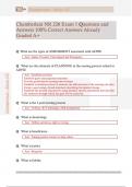 Chamberlain NR 226 Exam 1 Questions and  Answers 100&percnt; Correct Answers Already  Graded A&plus;