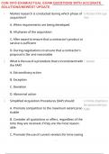 CON 3910 EXAM&sol;ACTUAL EXAM QUESTIONS WITH ACCURATE SOLUTIONS&sol;NEWEST UPDATE
