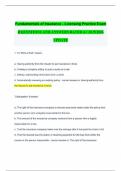 Fundamentals of Insurance - Licensing Practice Exam 2 QUESTIONS AND ANSWERS RATED A&plus; 2025&vert;2026 UPDATE