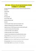 ITN 262 - FINAL EXAM QUESTIONS WITH CORRECT ANSWERS&period;