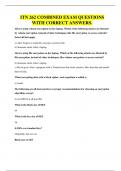 ITN 262 COMBINED EXAM QUESTIONS WITH CORRECT ANSWERS&period;