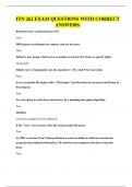 ITN 262 EXAM QUESTIONS WITH CORRECT ANSWERS&period;