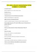PTA 1010 &ndash;EXAM 3 QUESTIONS WITH CORRECT ANSWERS&period;