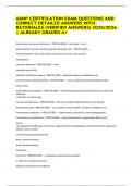 AANP CERTIFICATION EXAM QUESTIONS AND CORRECT DETAILED ANSWERS WITH RATIONALES &lpar;VERIFIED ANSWERS&rpar; 2025&sol;2026  &vert; ALREADY GRADED A&plus;