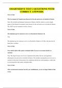 SMARTSERVE TEST 2 QUESTIONS WITH CORRECT ANSWERS&period;