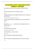 SMARTSERVE TEST 3 QUESTIONS WITH CORRECT ANSWERS&period;