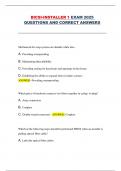 BICSI Installer 1 Exam 2025 &ndash; Complete Questions and Correct Answers for Telecommunications Cabling Standards