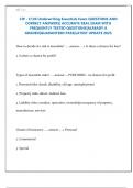 CIP - C120 Underwriting Essentials Exam QUESTIONS AND  CORRECT ANSWERS&vert; ACCURATE REAL EXAM WITH  FREQUENTLY TESTED QUESTIONS&vert;ALREADY A  GRADED&vert;GUARANTEED PASS&vert;LATEST UPDATE 2025 