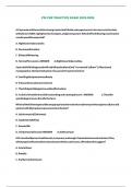 PSI FNP PRACTICE STUDY GUIDE NEWEST UPDATED EXAM 2025&sol;2026&sol; 160&plus; QUESTIONS WITH DETAILED VERIFIED ANSWERS &sol; ALREADY GRADED A