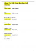 Cintas FAS SSR Exam Questions And Answers&period;docx