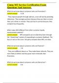 Cintas MT Service Certification Exam Questions And Answers&period;docx