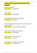 Cintas FAS Panel Exam Questions And Answers&period;docx