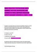 NBRC PRACTICE TEST&num;2 EXAM WITH CORRECT ACTUAL QUESTIONS AND CORRECTLY WELL DEFINED ANSWERS LATEST ALREADY GRADED A&plus; 2025 &ndash; 2026