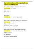 IAI CCSA Robinson Photography Exam Questions And Answers&period;docx