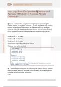 Intro to python &lpar;OA&rpar; practice Questions and  Answers 100&percnt; Correct Answers Already  Graded A&plus;