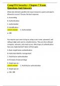 CompTIA Security&plus; Chapter 7 Exam Questions And Answers&period;docx