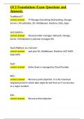 OCI Foundations Exam Questions and Answers&period;docx