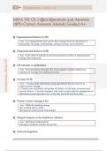 MHA 701 Ch 1 Quiz Questions and Answers  100&percnt; Correct Answers Already Graded A&plus;