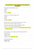 ATI TEAS PRACTICE TEST &num;2 SCIENCE WITH COMPLETE SOLUTIONS&period;