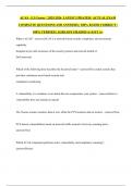 ACAS - 5&period;3 Course  &vert; 2025-2026  LATEST UPDATED&vert;  ACTUAL EXAM  COMPLETE QUESTIONS AND ANSWERS &vert; 100&percnt; RATED CORRECT &vert; 100&percnt; VERFIED &vert; ALREADY GRADED A&plus;&vert;GET A&plus;