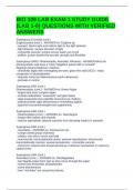 BIO 109 LAB EXAM 1 STUDY GUIDE &lpar;LAB 1-6&rpar; QUESTIONS WITH VERIFIED ANSWERS