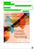 Public Health Nursing&colon; Population-Centered Health Care in the Community &ndash; 11th Edition&comma; Marcia Stanhope & Jeanette Lancaster &ndash; Complete Test Bank with Answers and Rationales