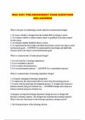 WGU D29&sol; D291 PACKAGED EXAMS
