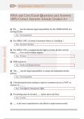 NHA and Core Exam Questions and Answers  100&percnt; Correct Answers Already Graded A&plus; 